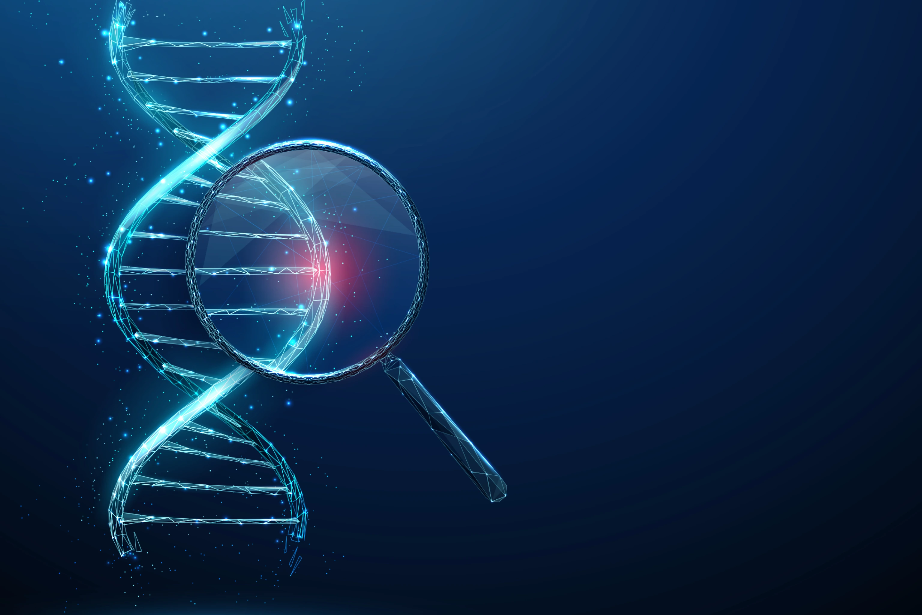 DNA Double Helix with Mutation