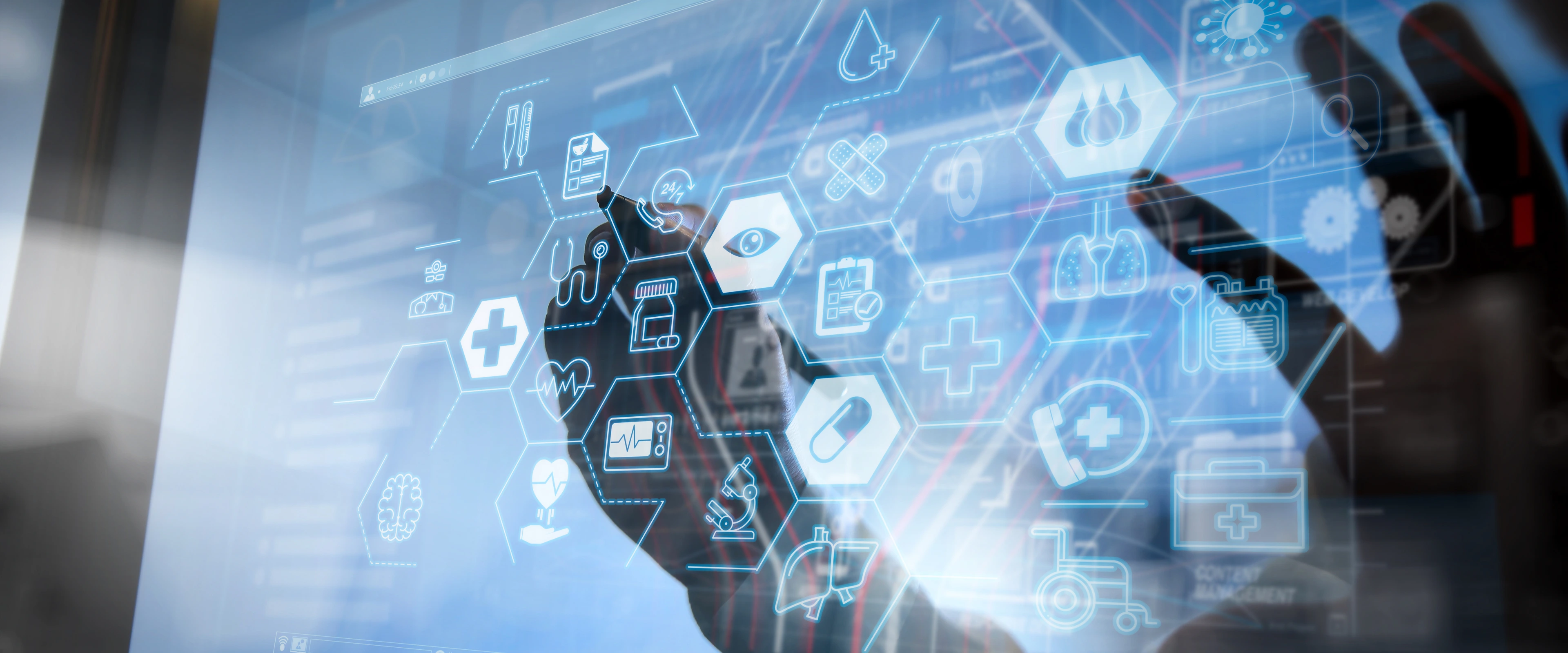 Medical Icons on screen