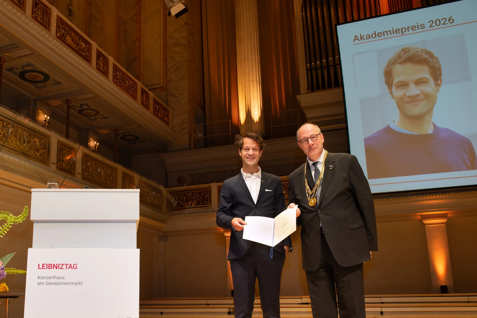 Akademiepreis für Fabian Theis