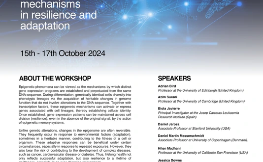 POSTER for Workshop: From DNA to Phenotype
