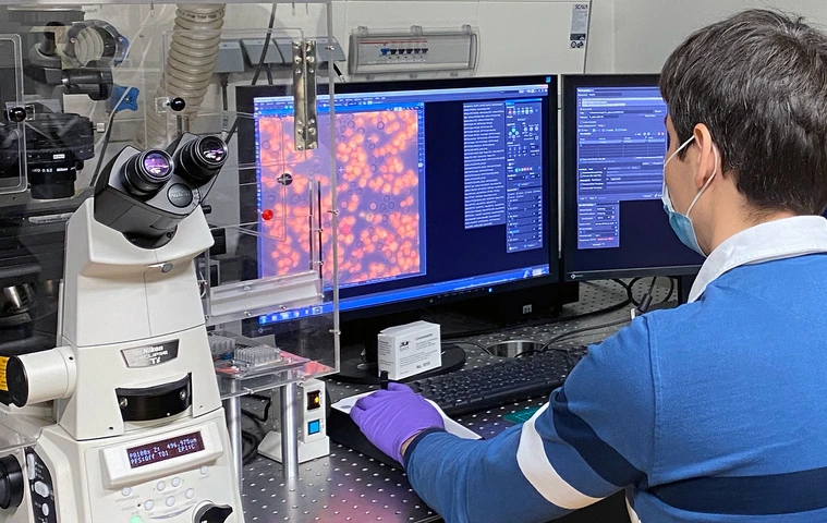 Schneider Lab Microscopy Room
