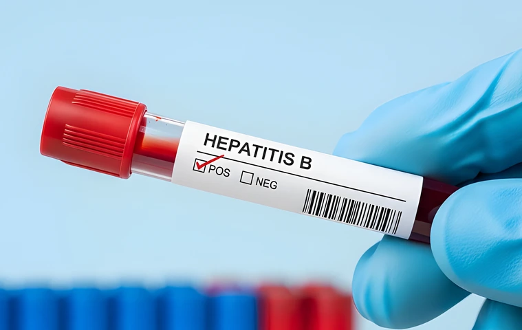 Hepatitis B blood sample