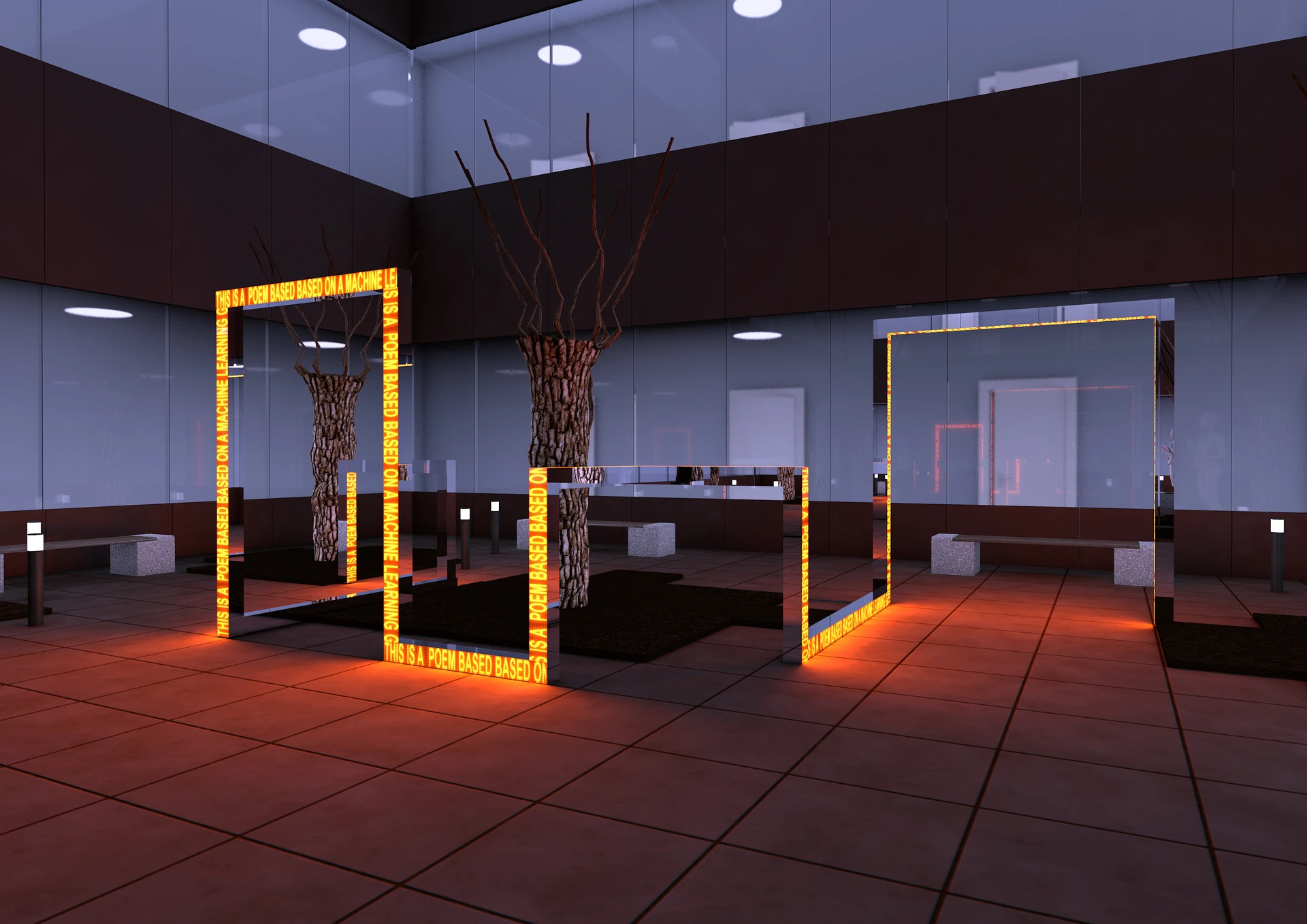 Art in Architecture - Garden of forking paths