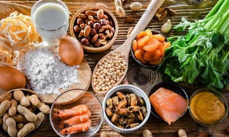 Eier, Nüsse und Milch können eine Nahrungsmittelallergie auslösen