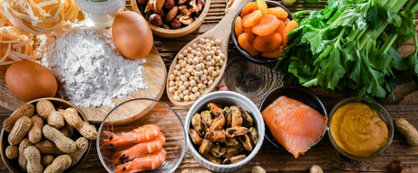 Allergene in Nahrungsmitteln - Nahrungsmittelallergie