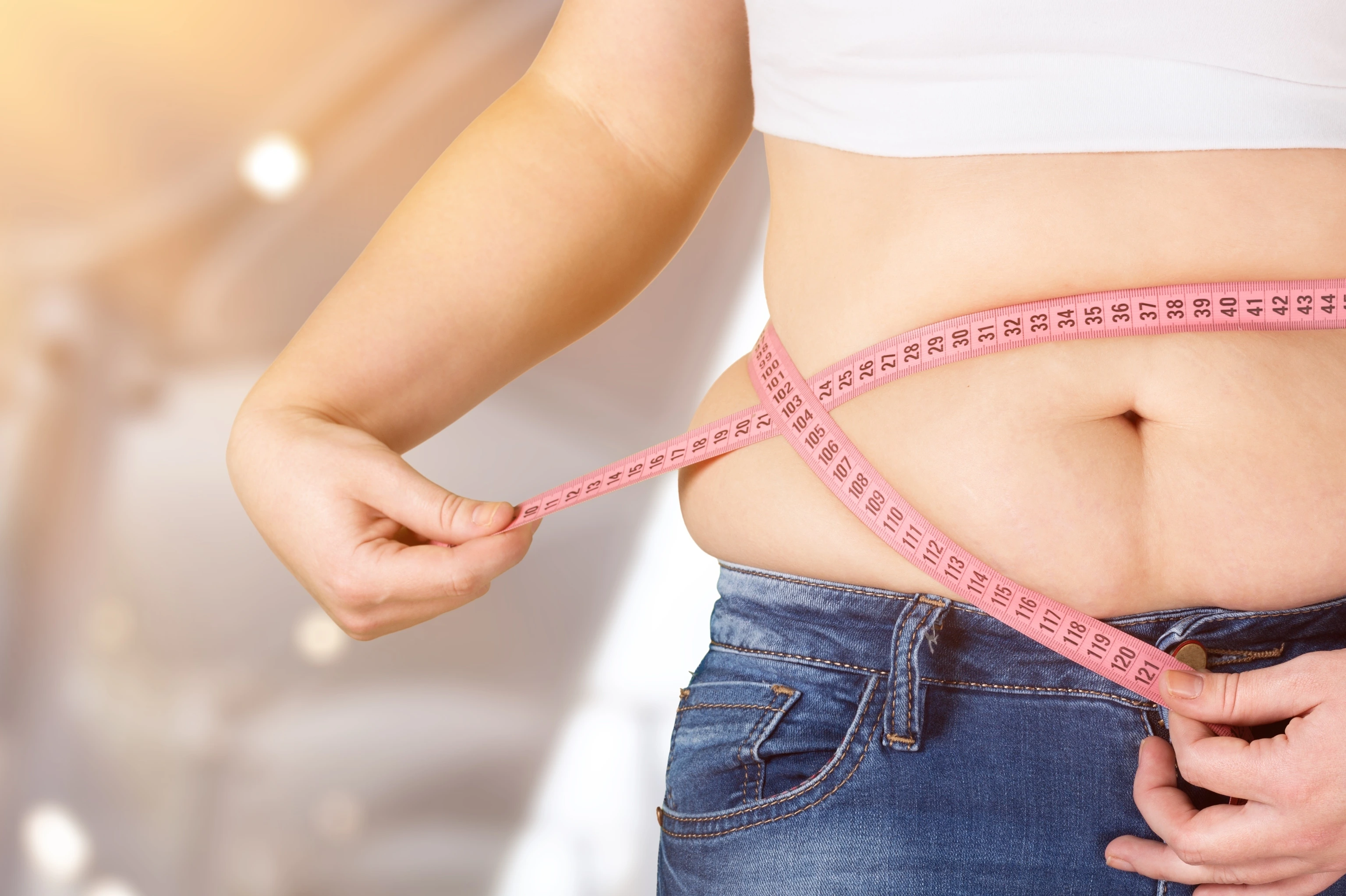 Obesity overweight diabetes fitness abdomen adult background