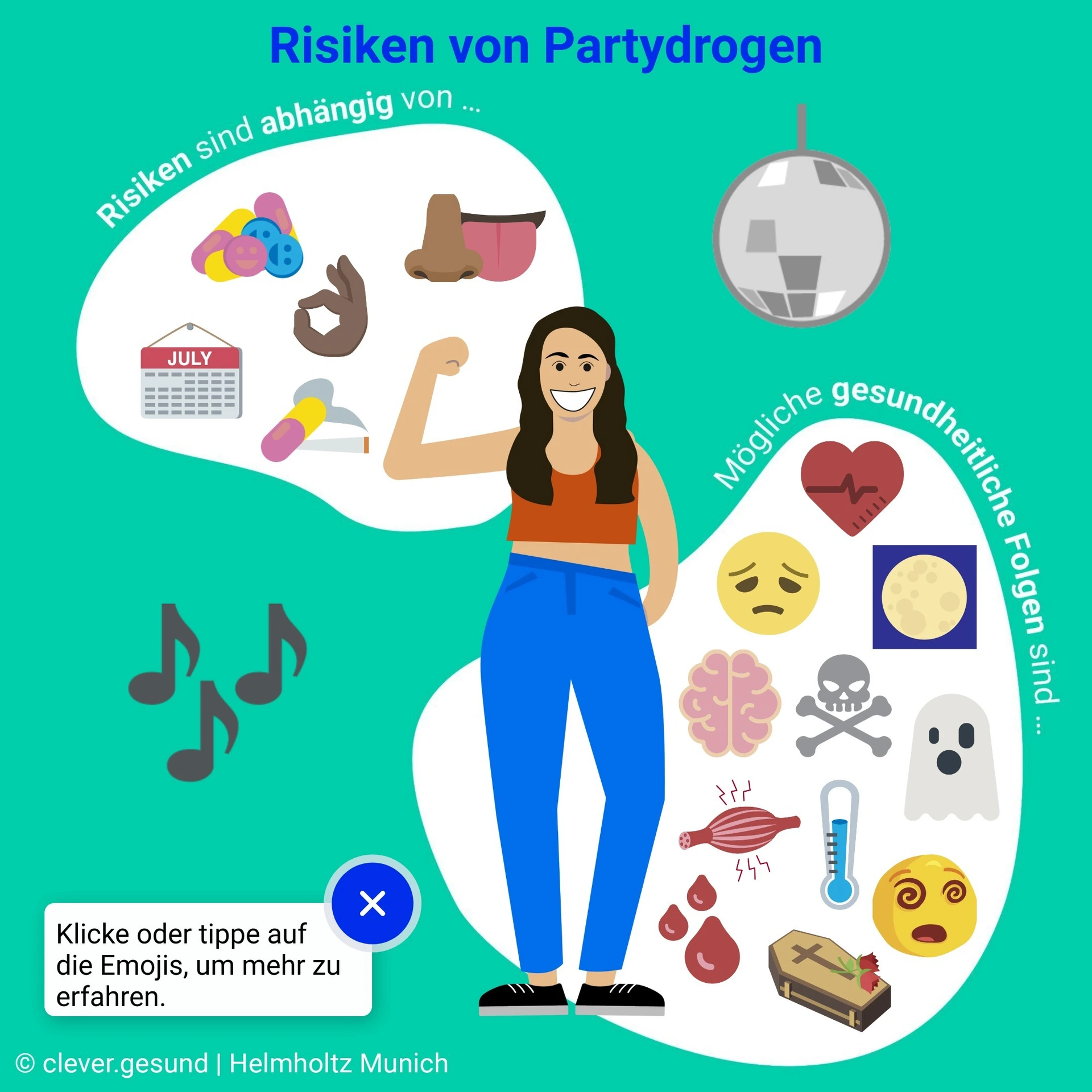 Risiken von Partydrogen