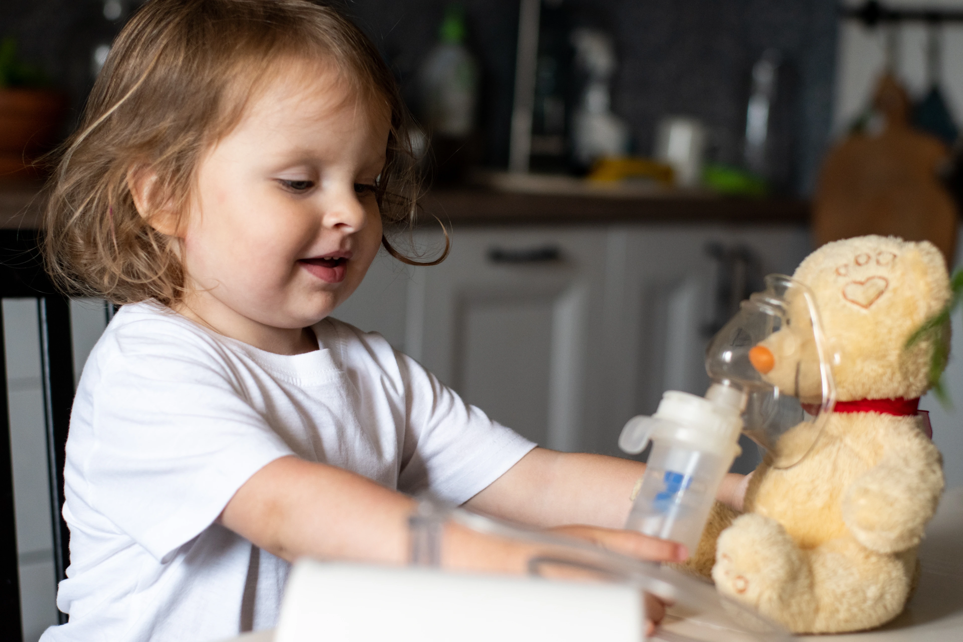 Kind Teddy-Bär Inhaliergerät