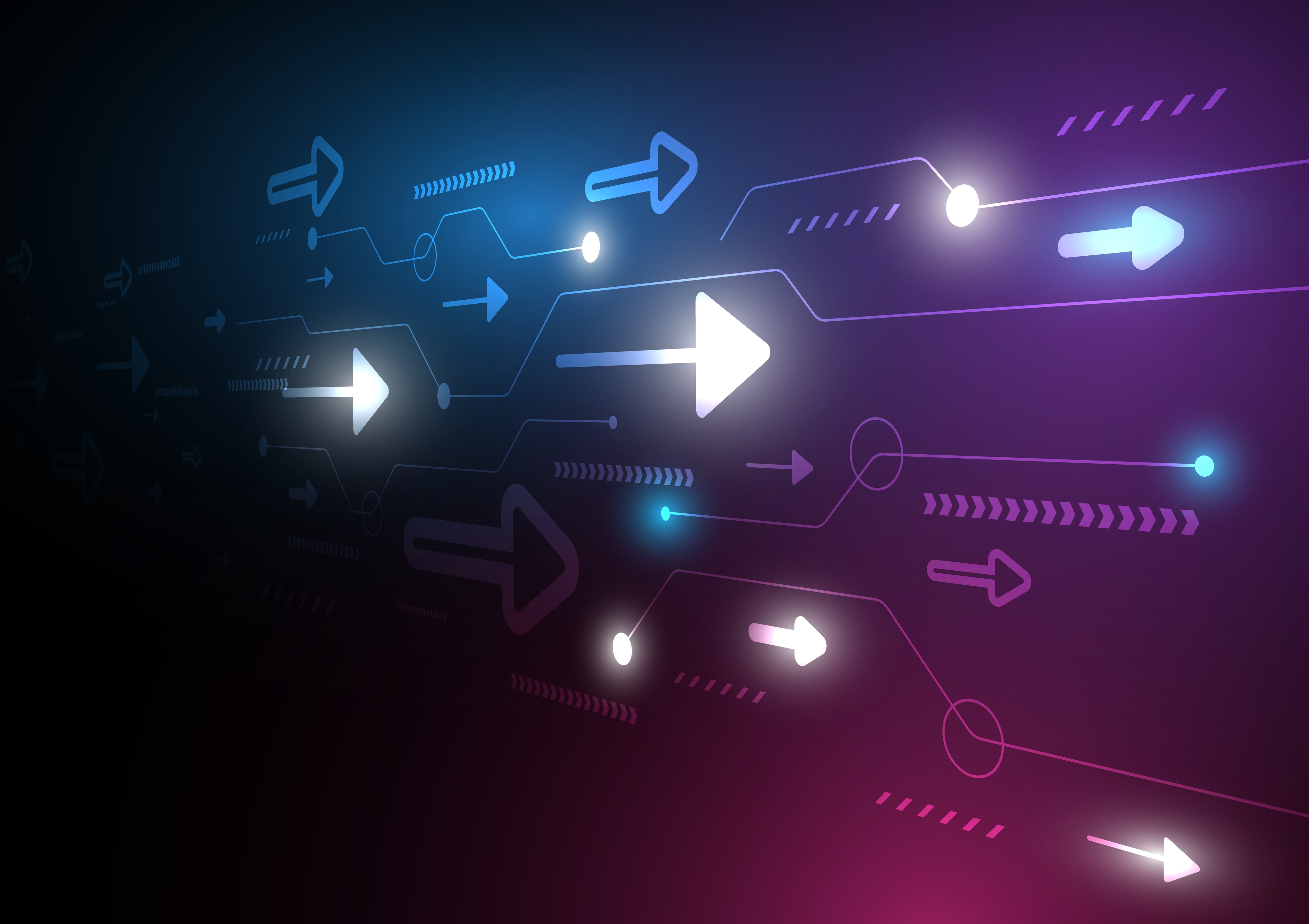 neon arrow speed background