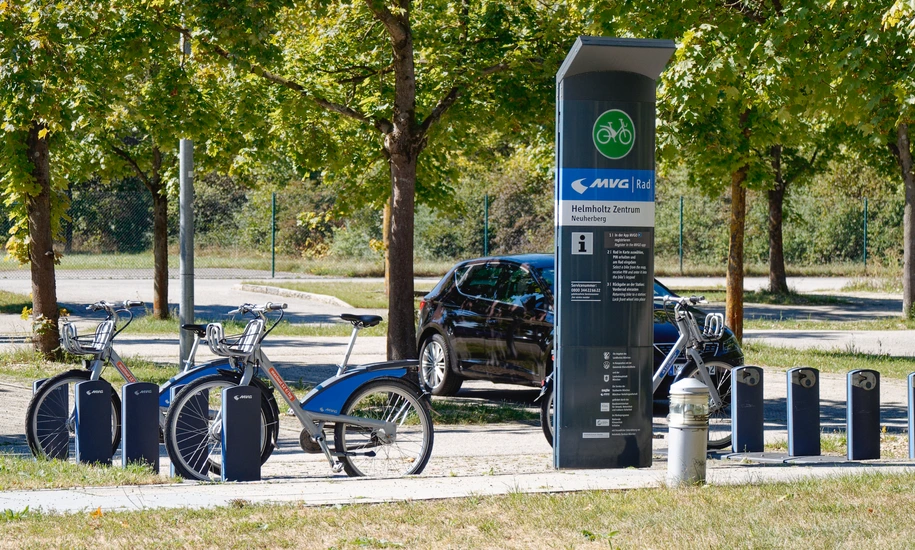 Helmholtz Munich - MVG Fahrradstand