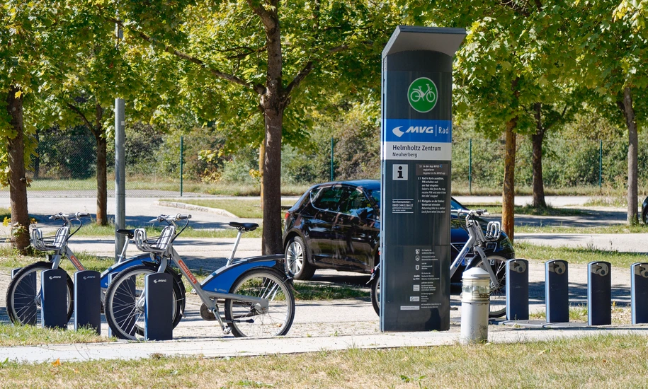 Helmholtz Munich - MVG Fahrradstand