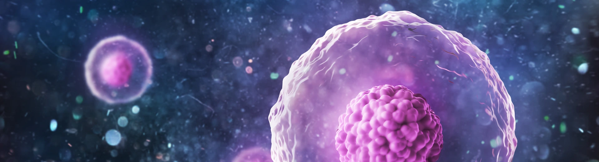 Cell under the microscope