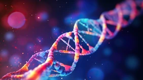 DNA Helix Lila Pink