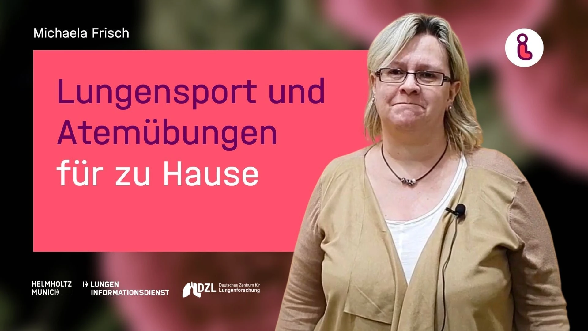 Video-Vorschau: Lungensport zu Hause Michaela Frisch