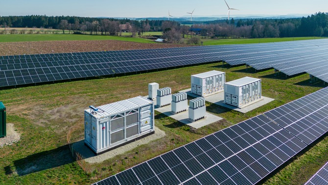 wind, solar and storage