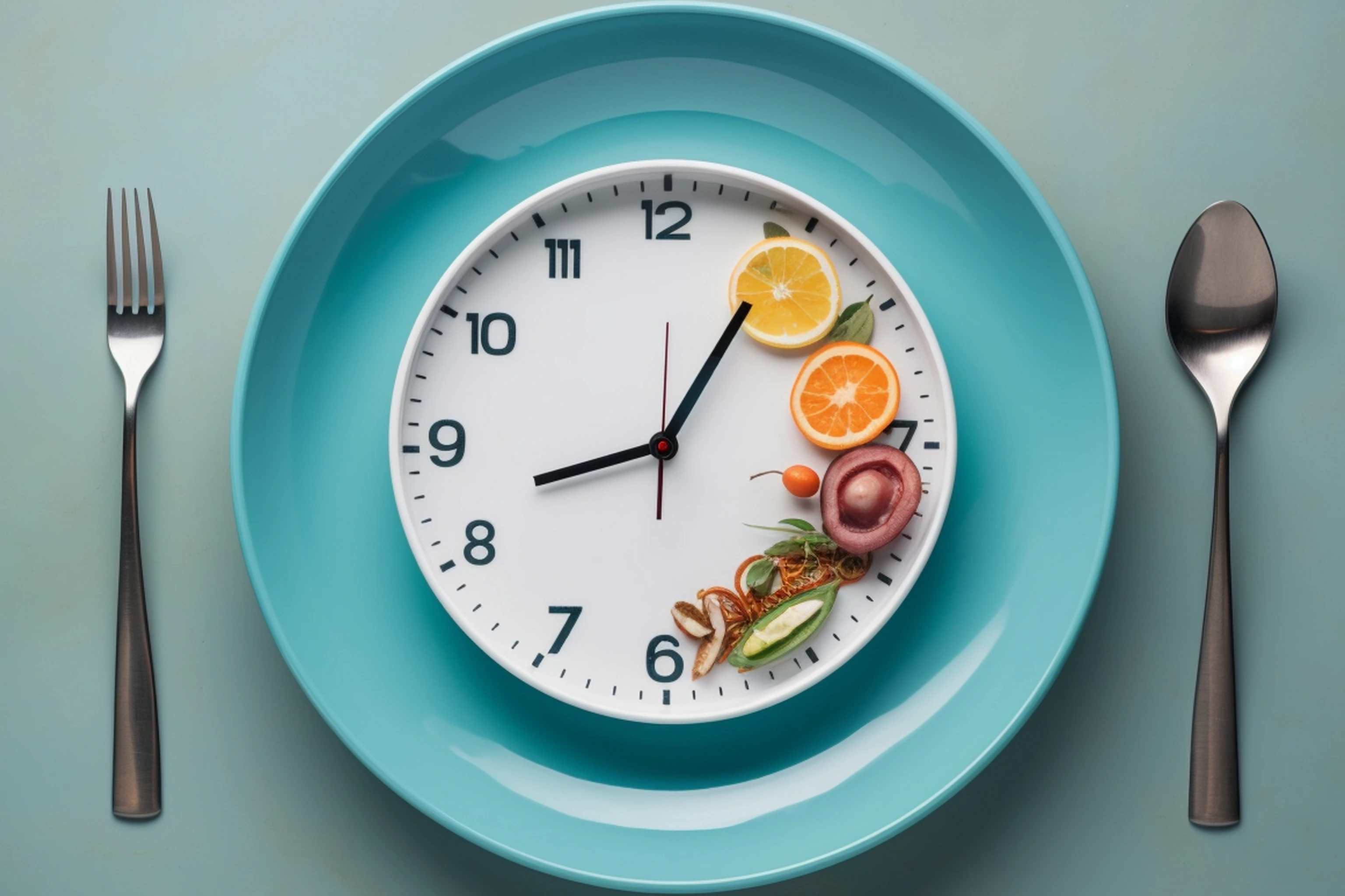 intermittent fasting diet concept Generative AI