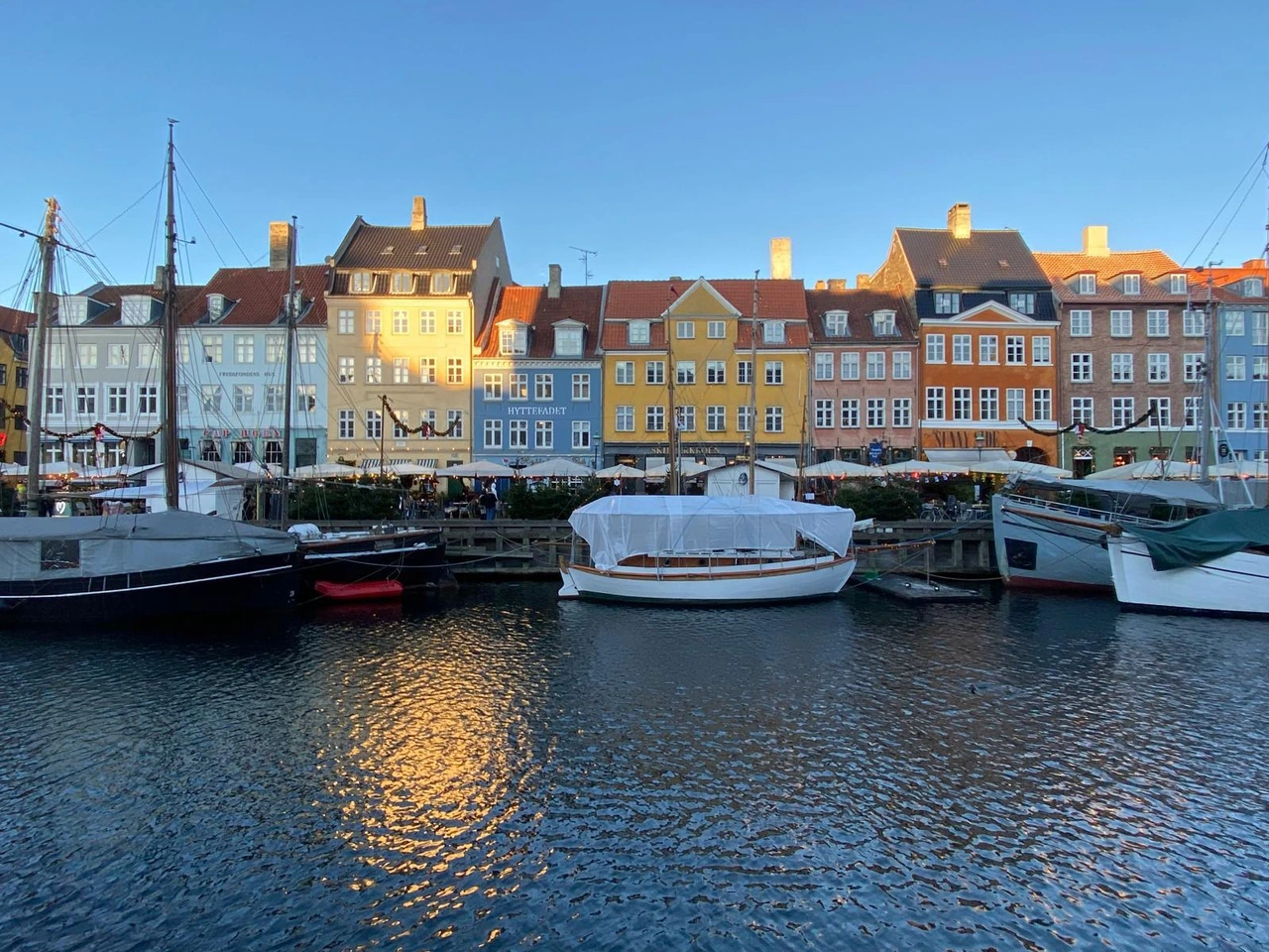 A view of Copenhagen’s historic Nyhavn harbor
