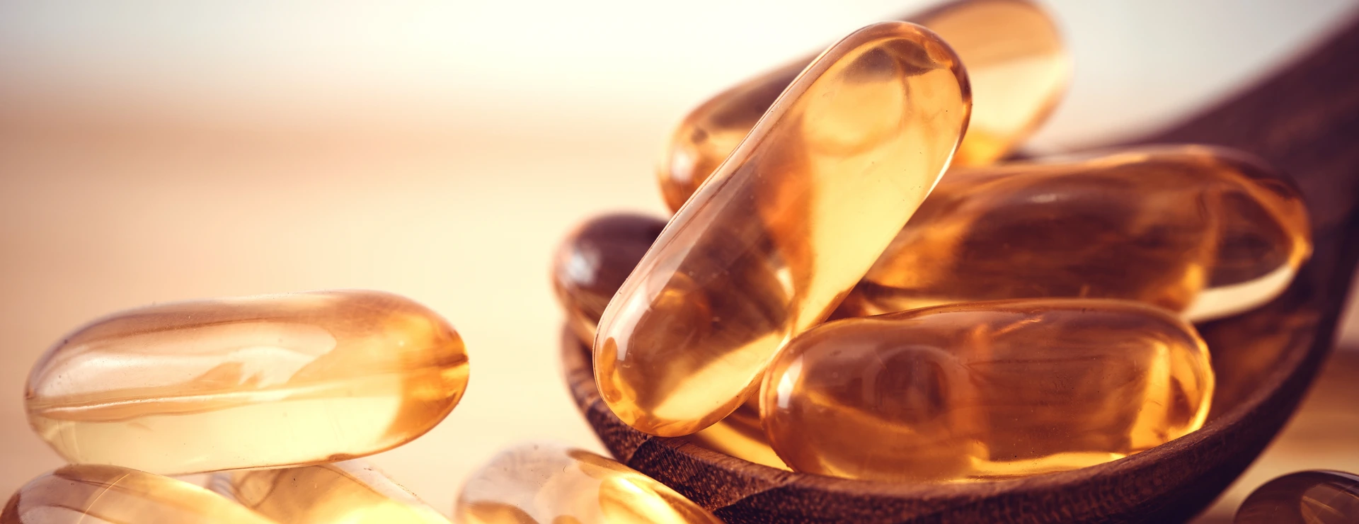 vitamin D and Omega 3 fish oil capsules supplement