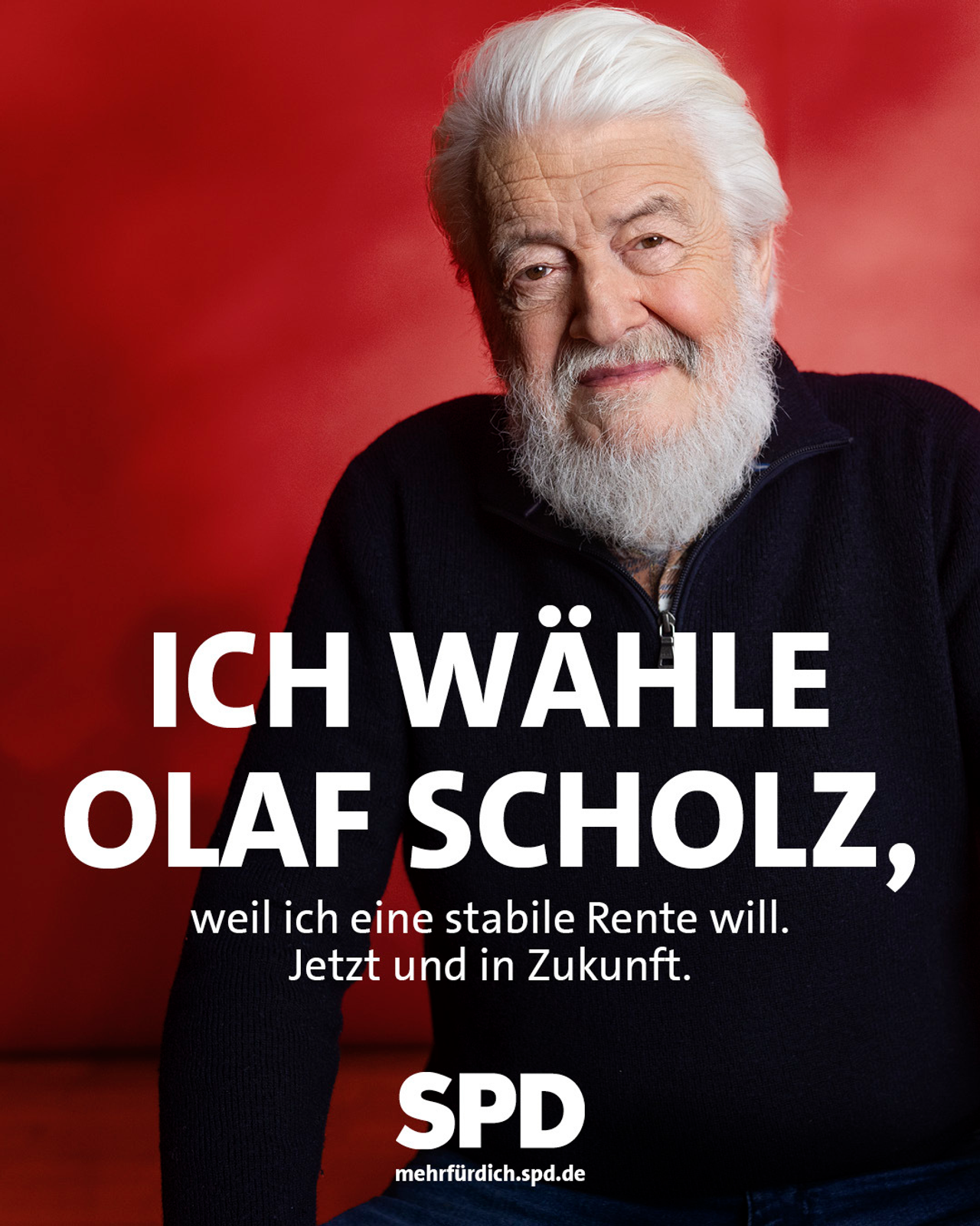 „Ich wähle Olaf Scholz, weil … Rente“