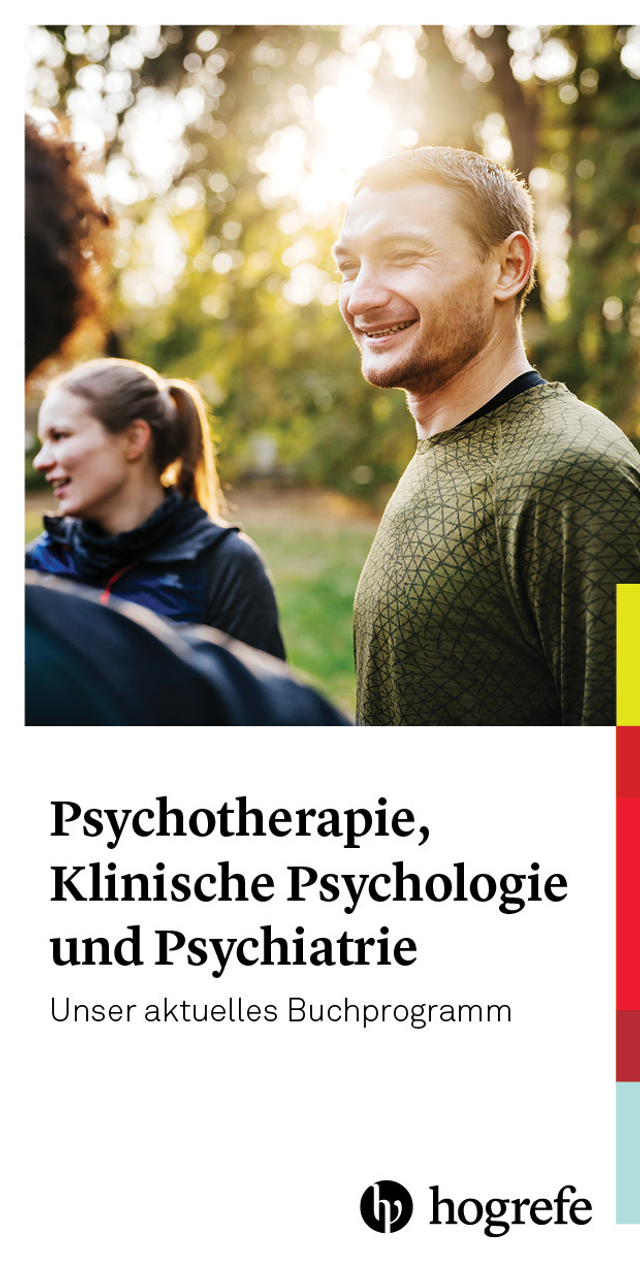 Coverbild des Prospektes „Psychotherapie Klinische Psychologie und Psychiatrie“ 2025