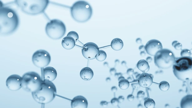 Blue molecule