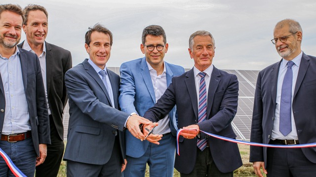 Inauguration du parc solaire des Pierres Blanches