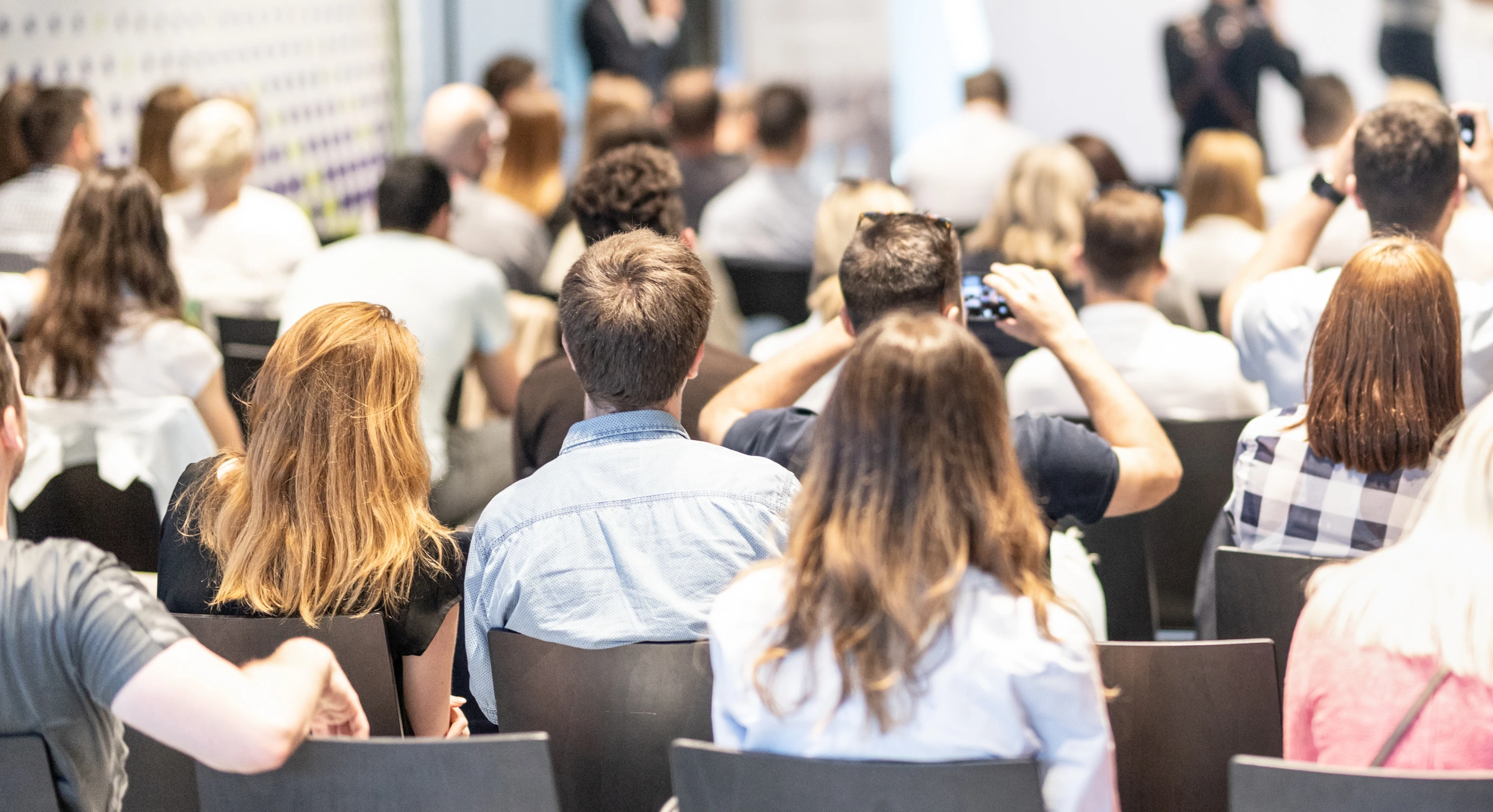 Businessmen shaking hands to seal a deal with his partner. Business and entrepreneurship award ceremony theme.
