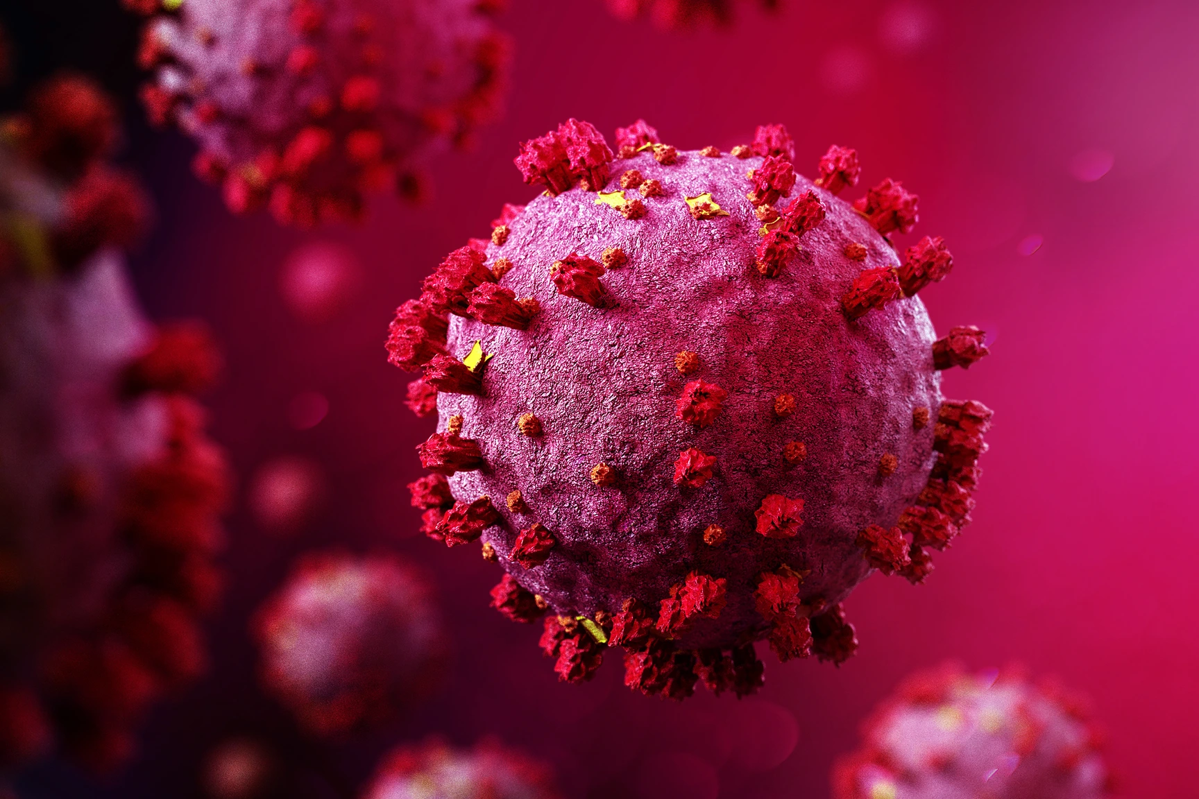 Coronavirus Covid-19 background - 3d rendering
