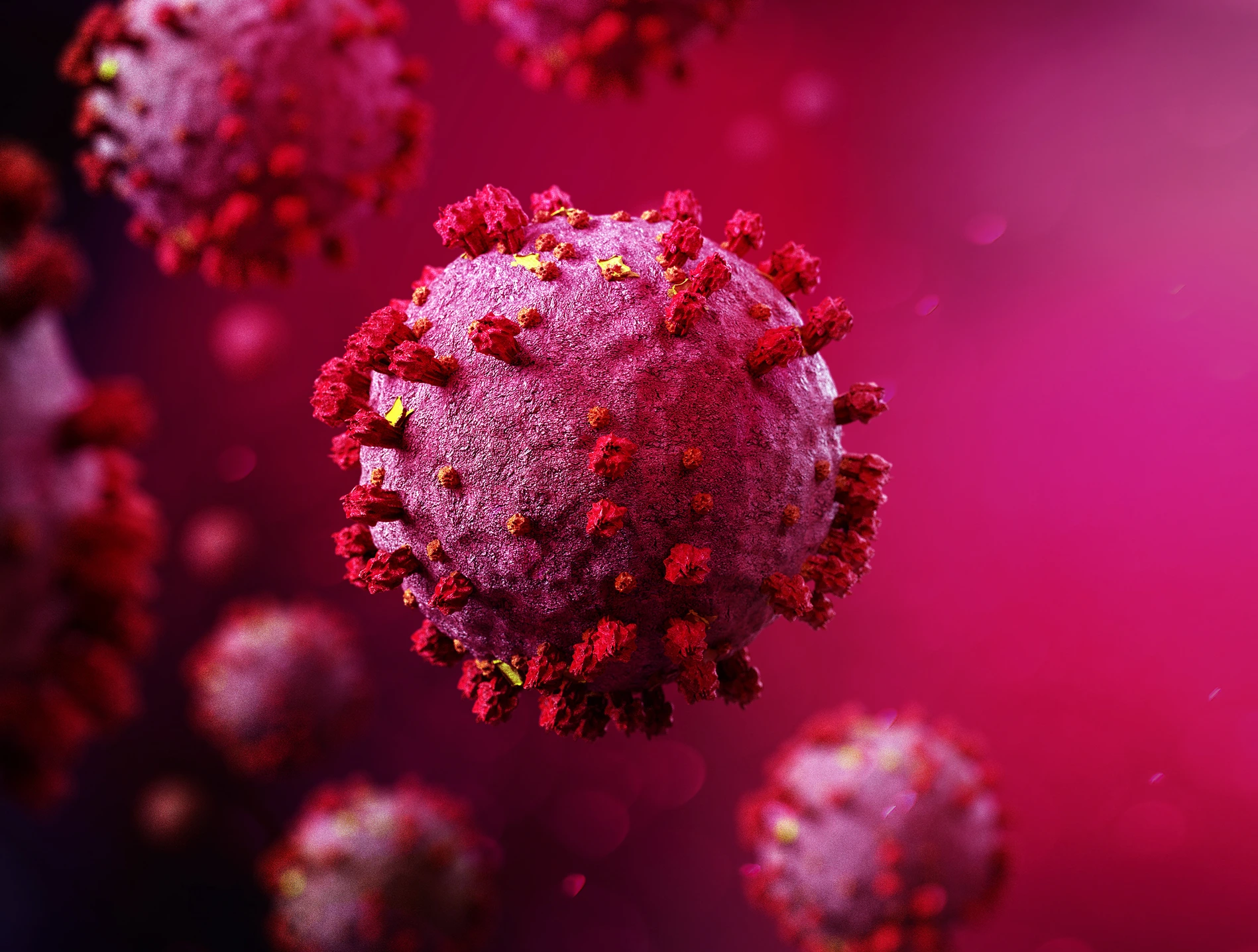 Coronavirus Covid-19 background - 3d rendering