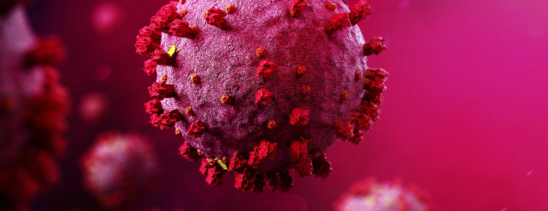Coronavirus Covid-19 background - 3d rendering