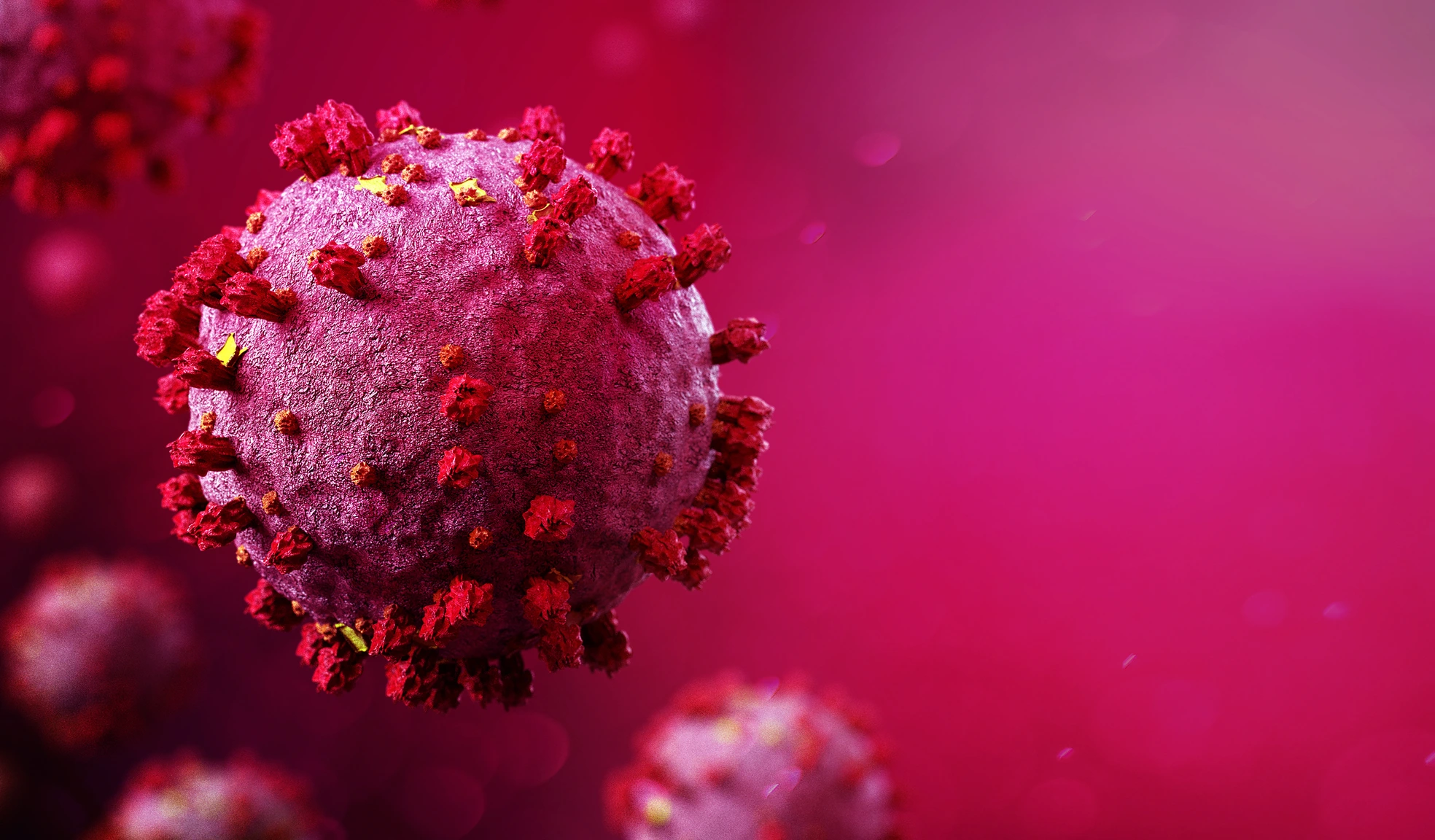 Coronavirus Covid-19 background - 3d rendering