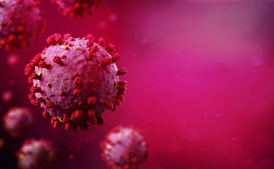 Coronavirus Covid-19 background - 3d rendering