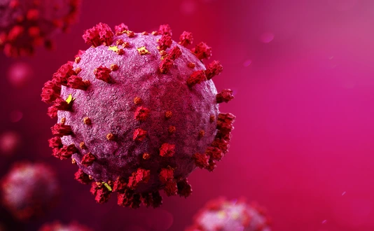 Coronavirus Covid-19 background - 3d rendering