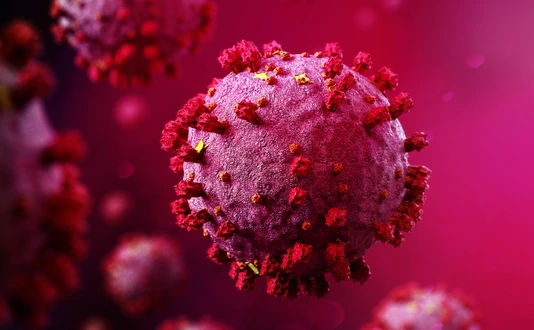 Coronavirus Covid-19 background - 3d rendering