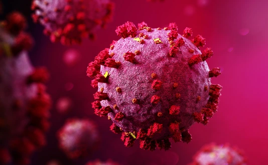 Coronavirus Covid-19 background - 3d rendering