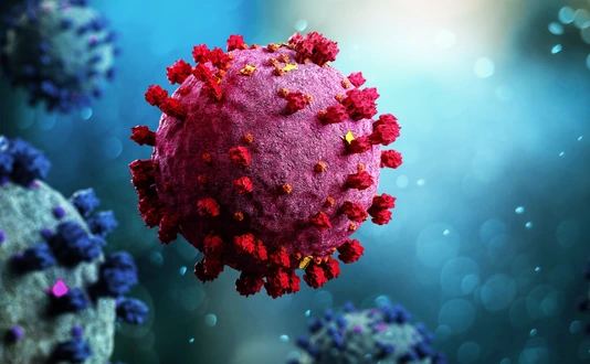 Coronavirus Covid-19 background - 3d rendering