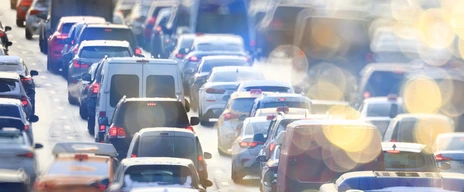 many cars on the road