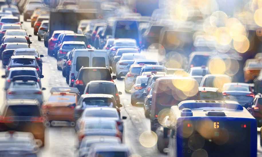 many cars on the road