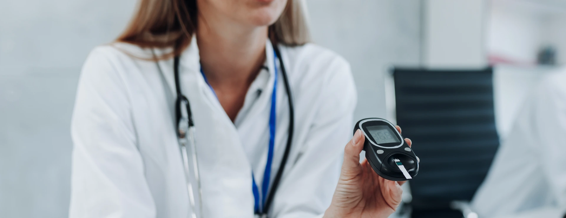 Doctor talking with a diabetes patient