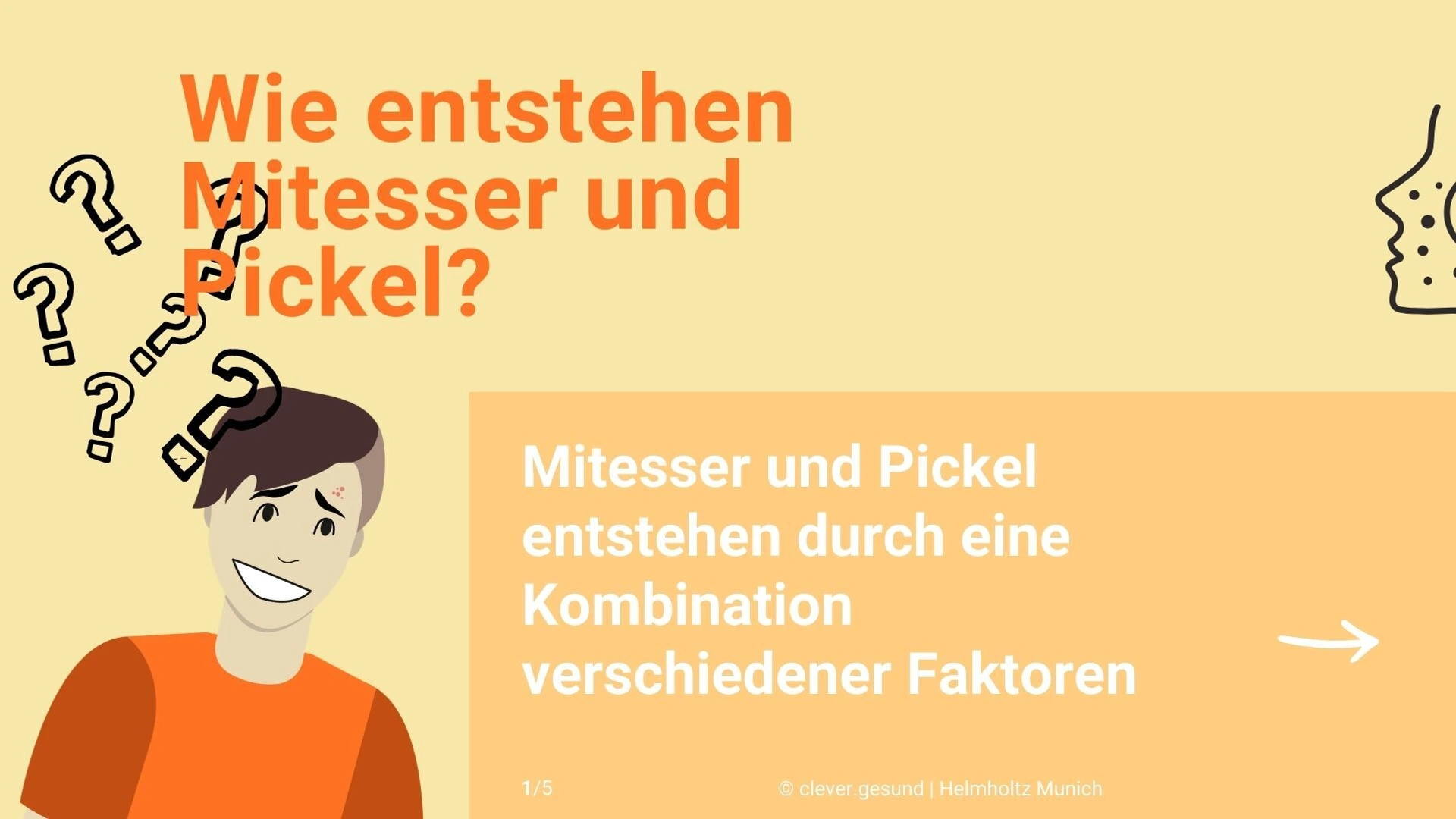 Video Entstehung Pickel
