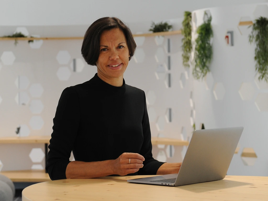 Maria-Elena Torres-Padilla Portrait with Notebook