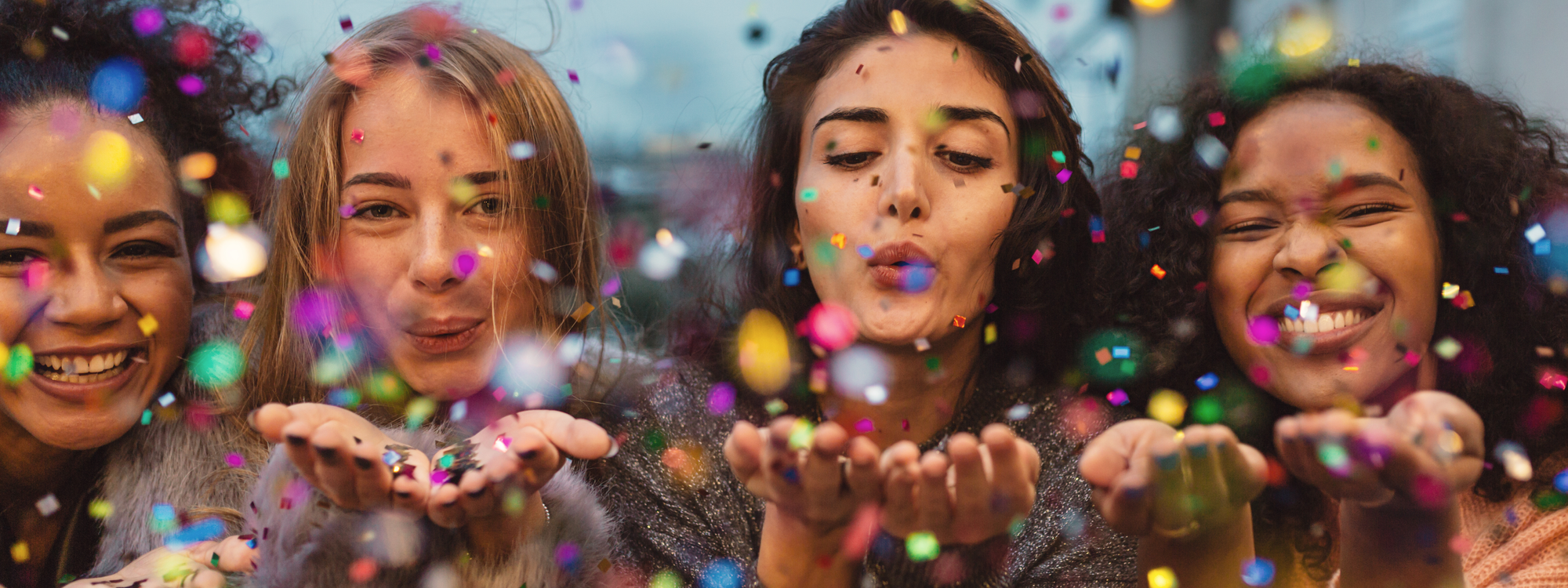 Women celebrating