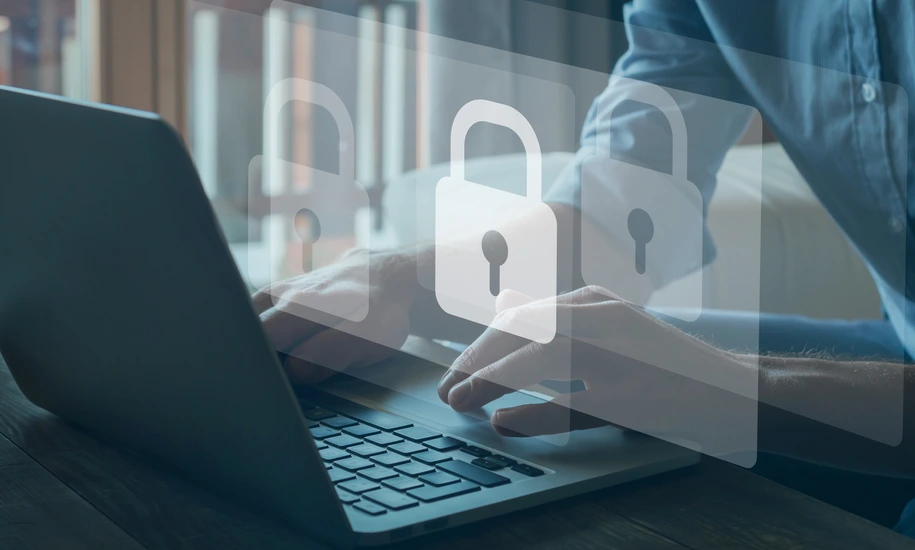cyber security concept, data protection and secured internet access, cybersecurity
