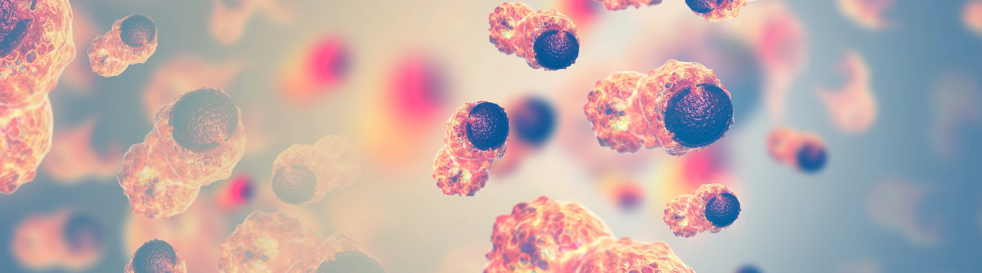 Cancer cells- 3d illustration