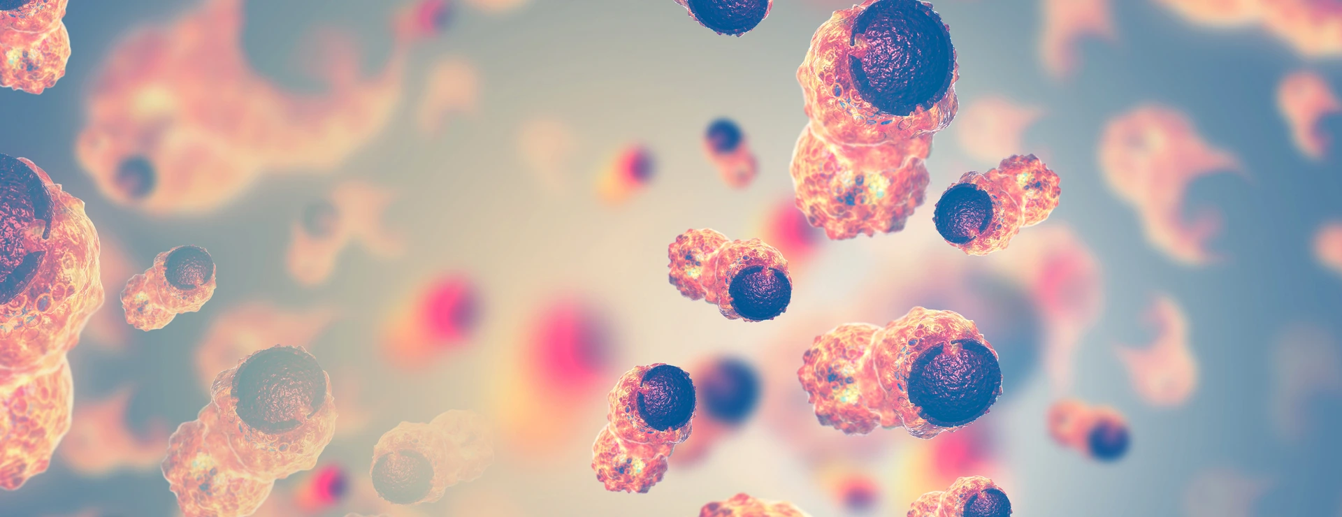 Cancer cells- 3d illustration