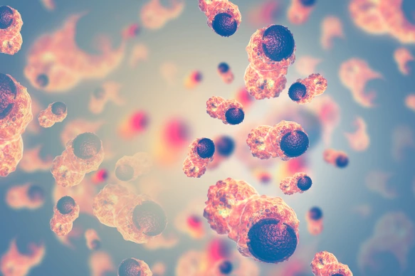 Cancer cells- 3d illustration