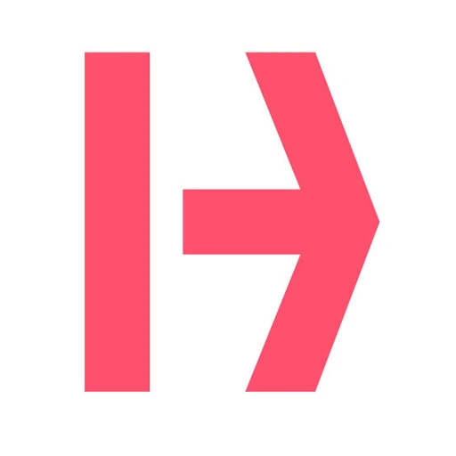 Helmholtz Munich Arrow Logo red