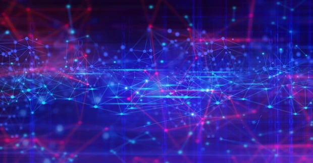 network social online, background 3d illustration rendering, machine deep learning, data cloud storage digital, science neuron, plexus cell brain, futuristic connecting, technology system