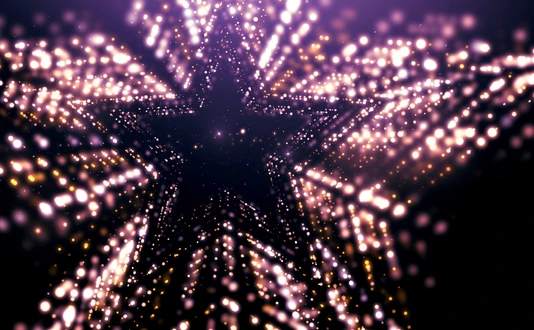 Gold Star Awards Luxury Background
