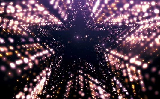 Gold Star Awards Luxury Background